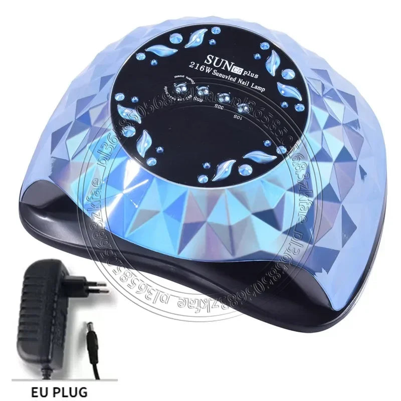 Lámpara Profesional UV/LED 380W para Uñas con Sensor Inteligente