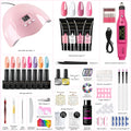 Kit Profesional de Manicura LIMEGIRL con Lámpara UV y Torno